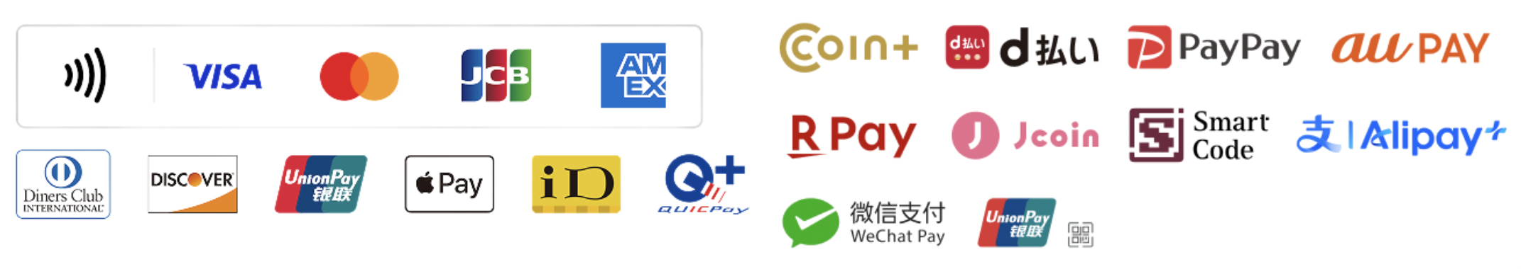 対応決済一覧